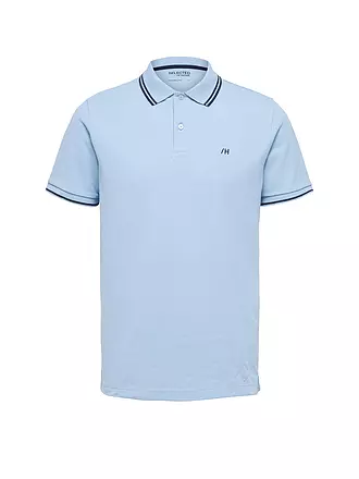 SELECTED | Polo SLHDANTE | hellblau